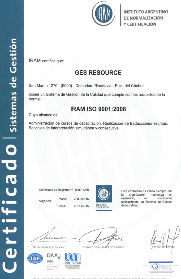 isocert